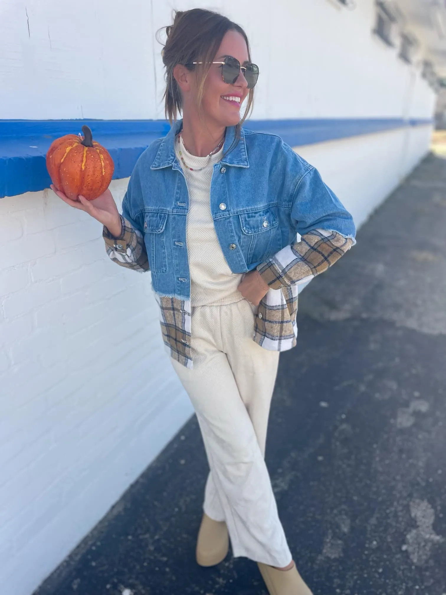 PREORDER: Telluride Denim   Plaid Jacket