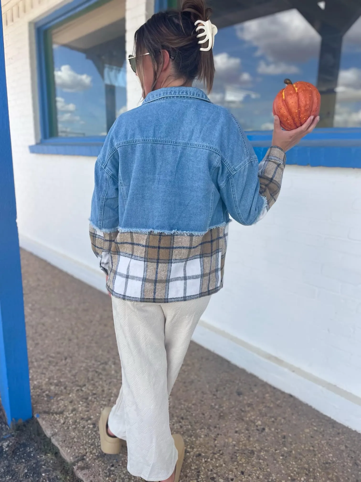 PREORDER: Telluride Denim   Plaid Jacket