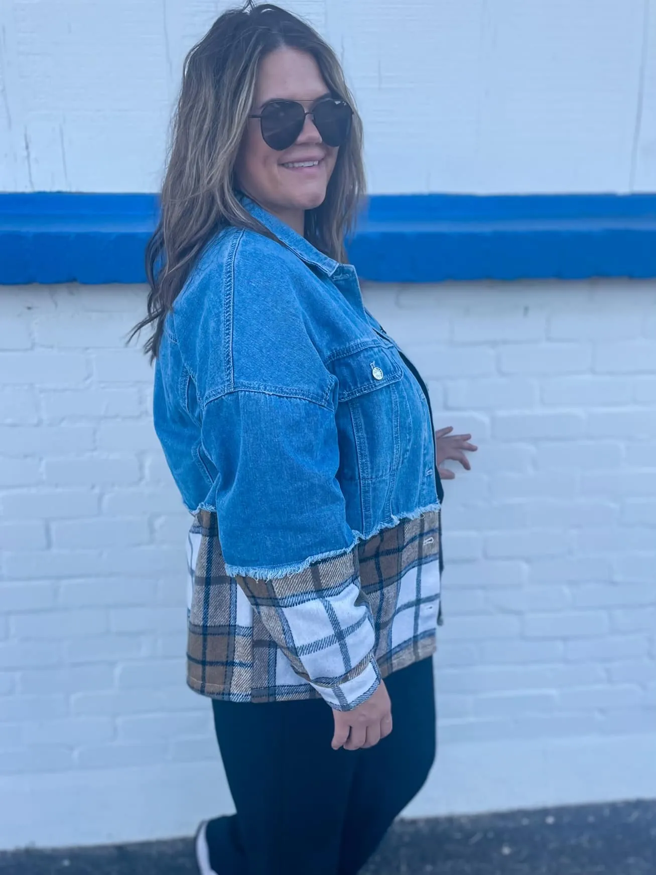 PREORDER: Telluride Denim   Plaid Jacket
