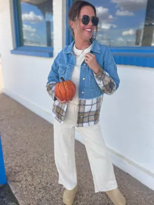 PREORDER: Telluride Denim   Plaid Jacket