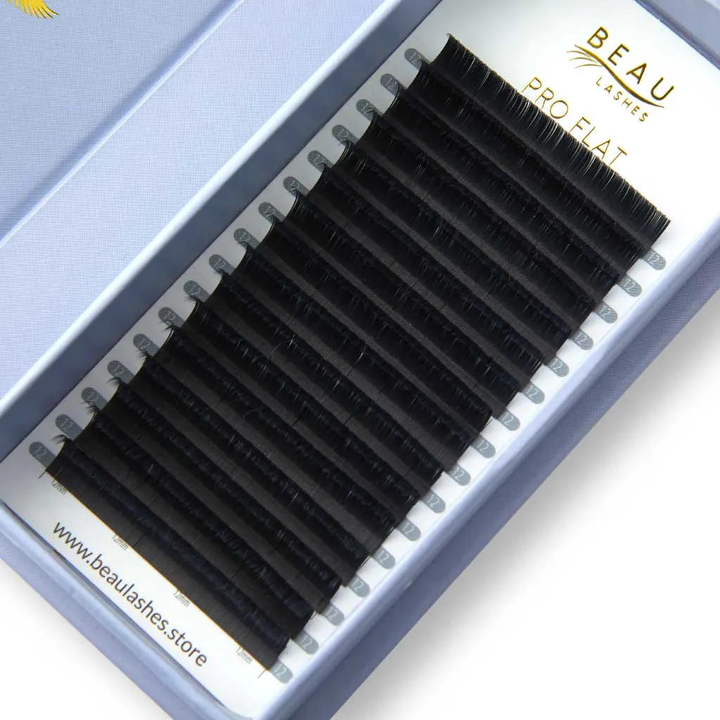 Pro Flat Eyelash Extensions - C Curl
