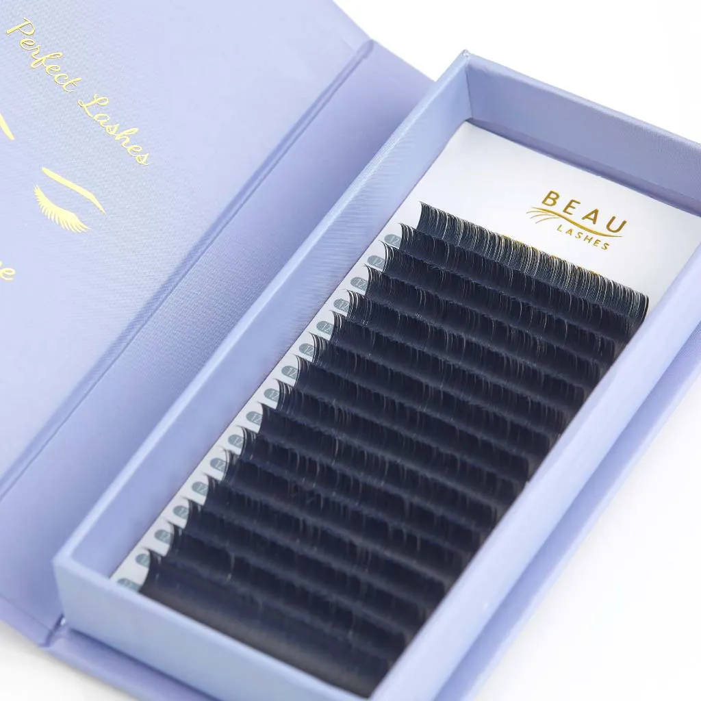 Pro Flat Eyelash Extensions - C Curl