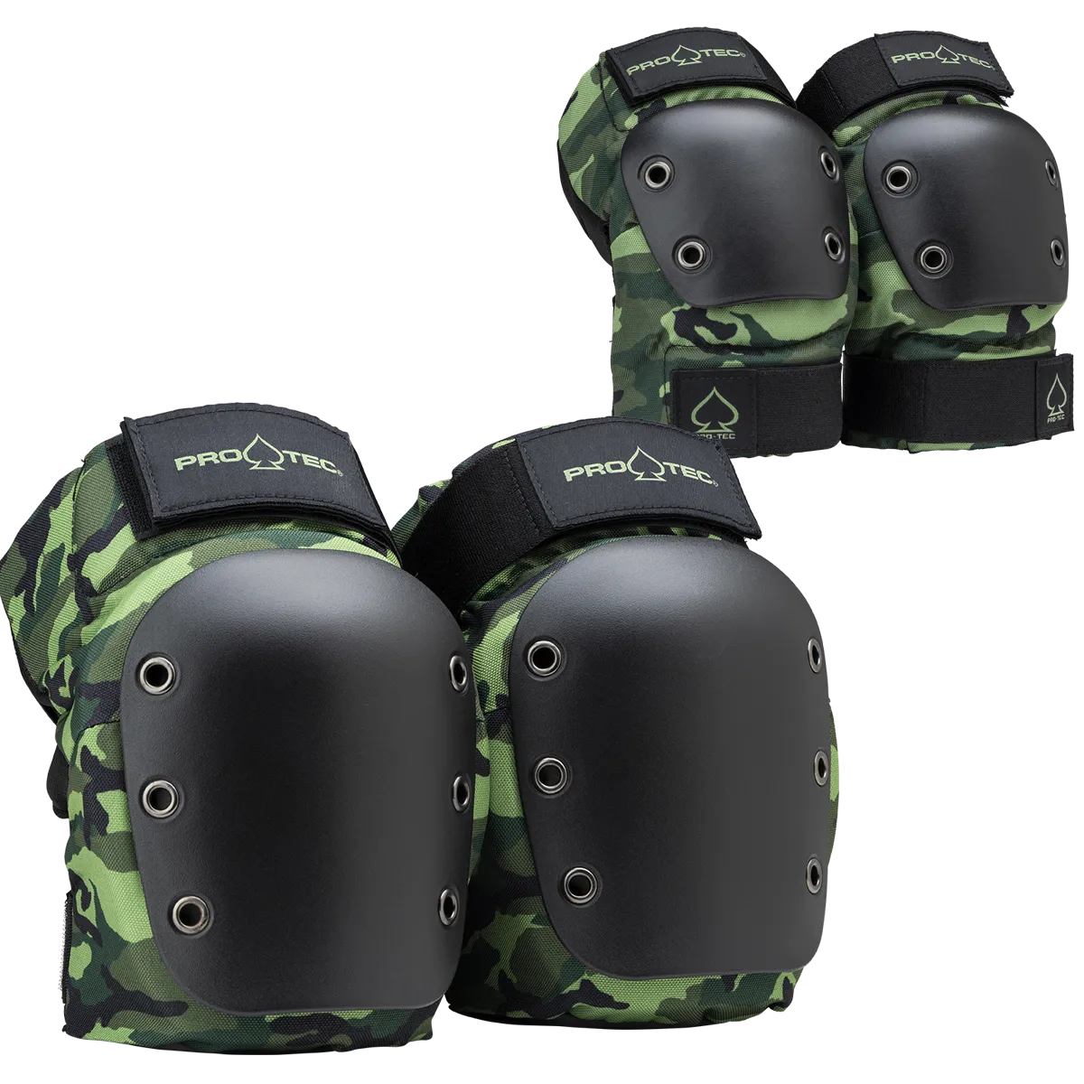 ProTec - Knee&Elbow Pads Set (Camo | Butterfly Straps)