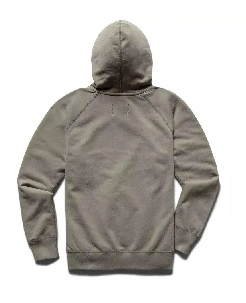 Pullover Hoodie Midweight Terry Sage