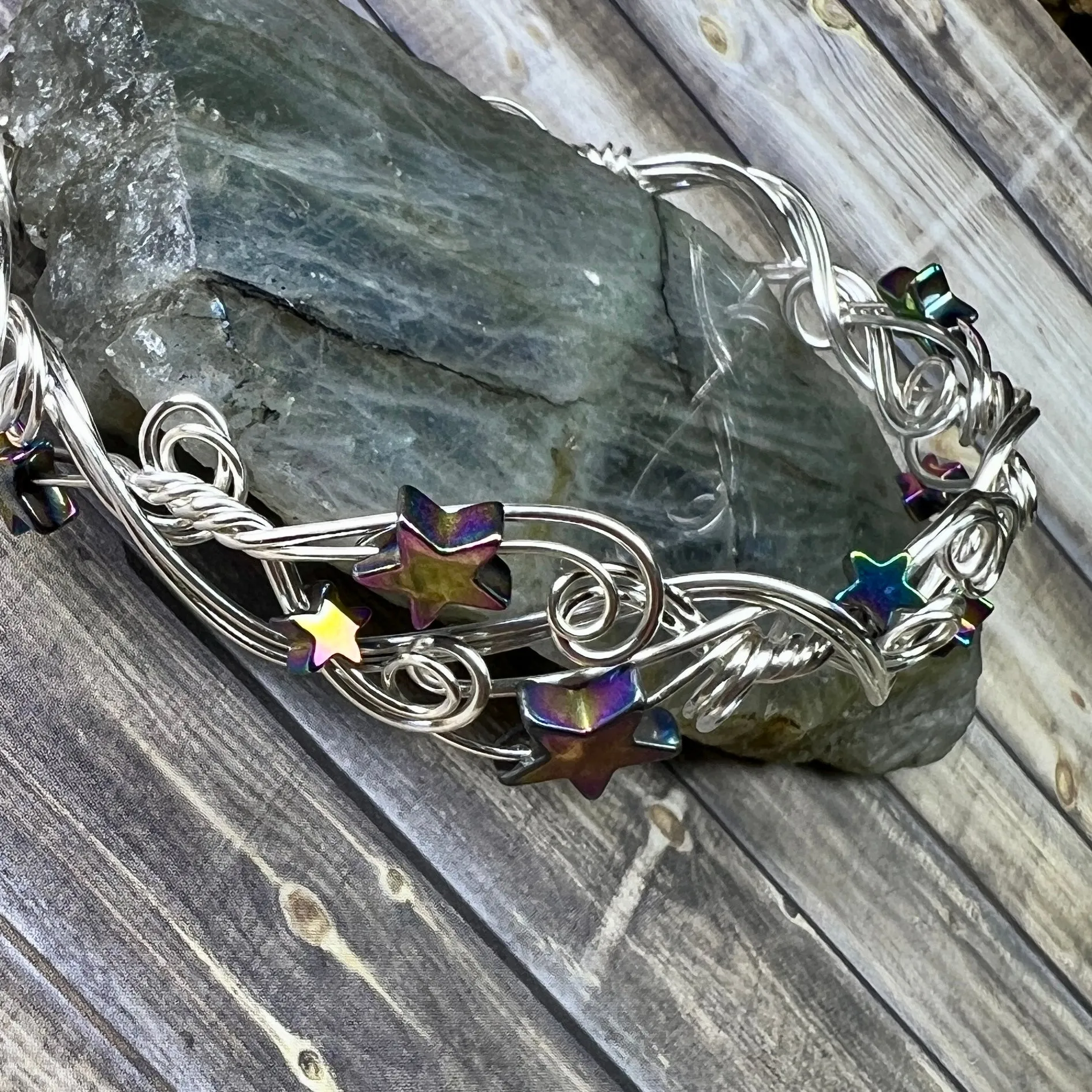 Purple Rainbow Skylit Bracelet