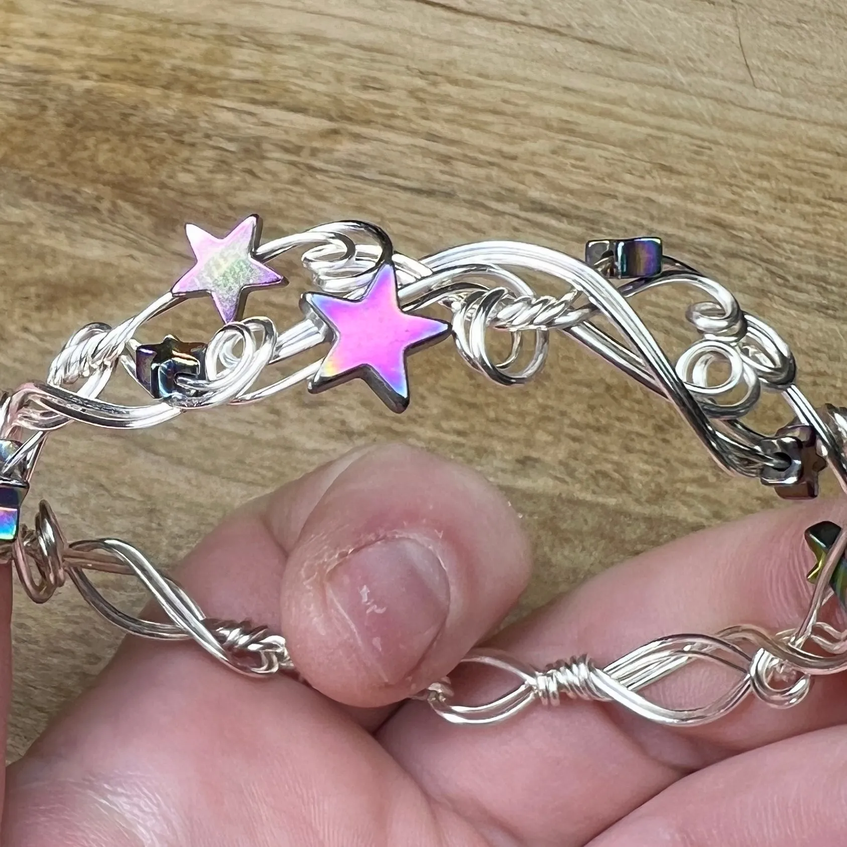 Purple Rainbow Skylit Bracelet