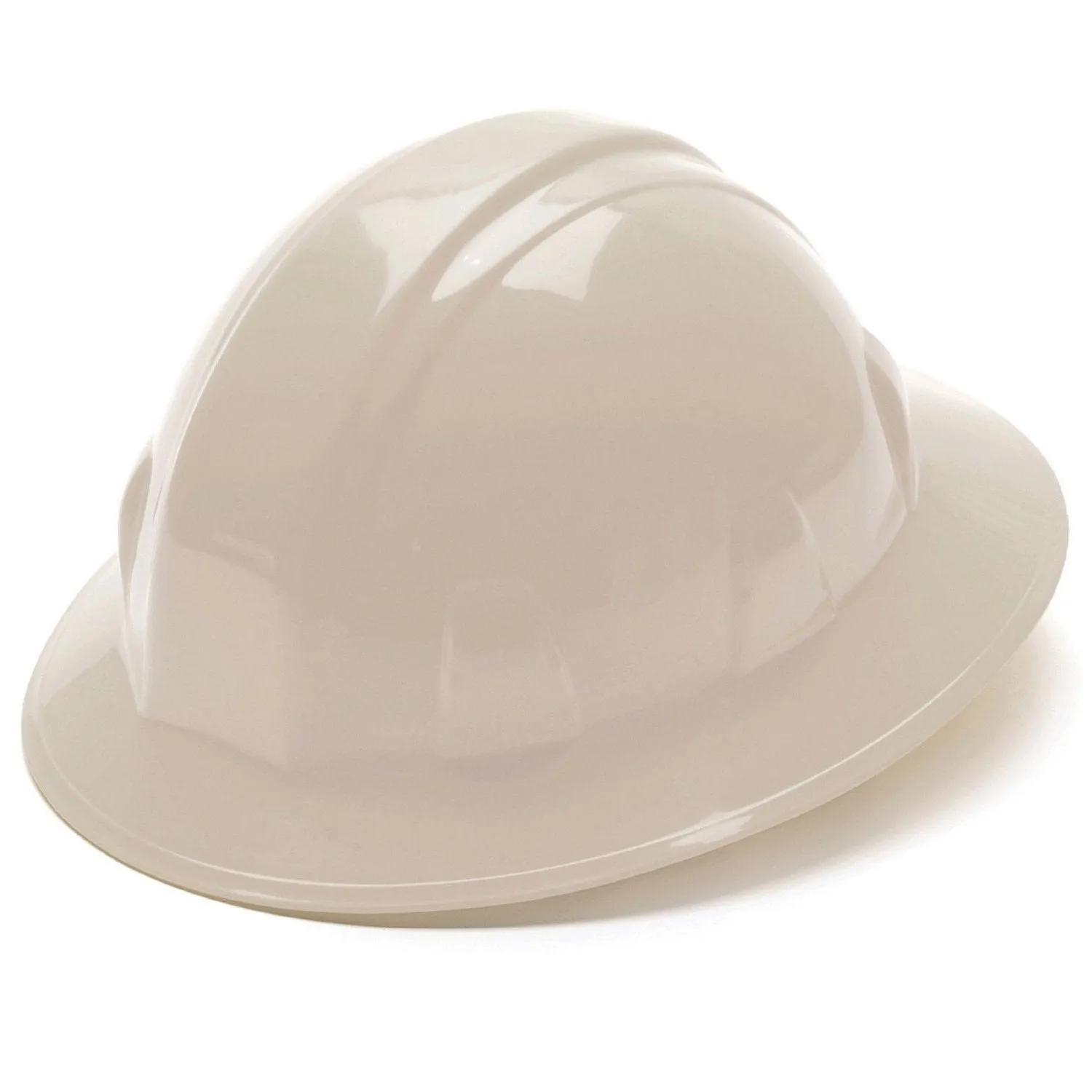 Pyramex SL Series Hard Hat, Full Brim, 4 Point Ratchet Suspension