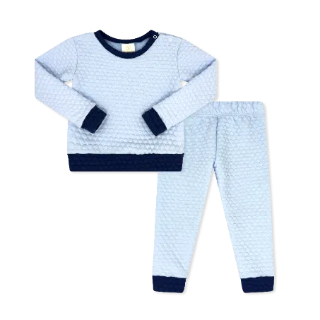 Quilted Sweatsuit - Windy Blue Quilted, Northshore Navy Quilted