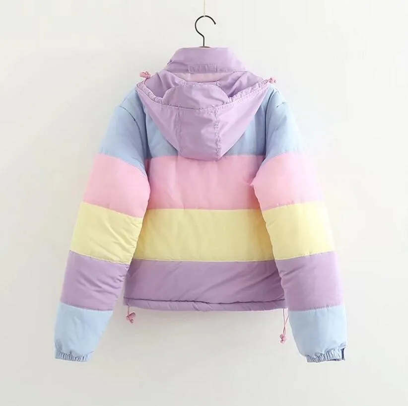 "MACARON" Thick  JACKET  KF24038