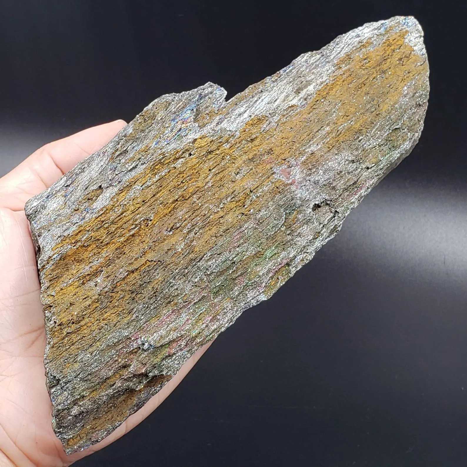 Rainbow Hematite Large Raw Shimmery Crystal