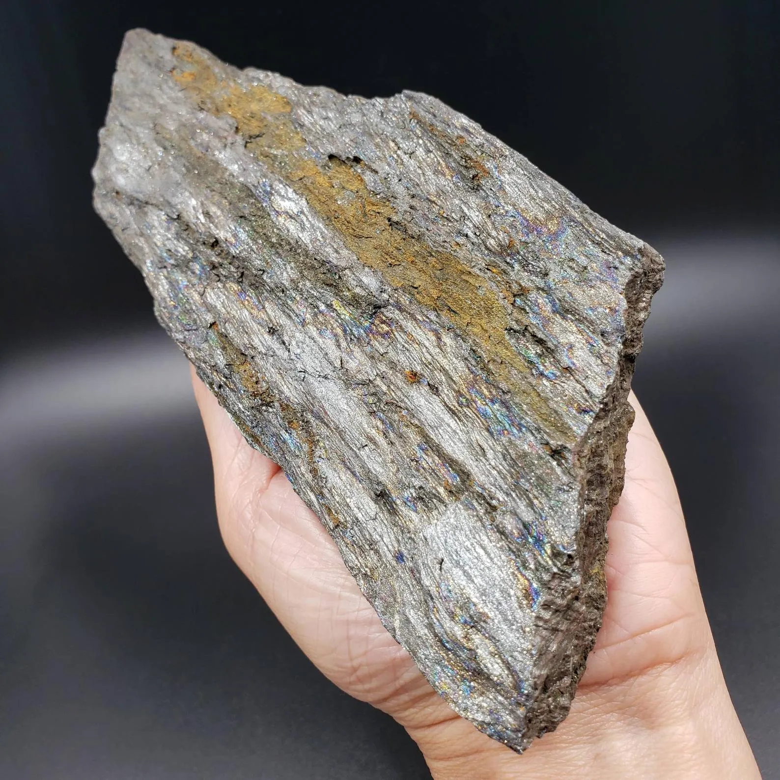 Rainbow Hematite Large Raw Shimmery Crystal