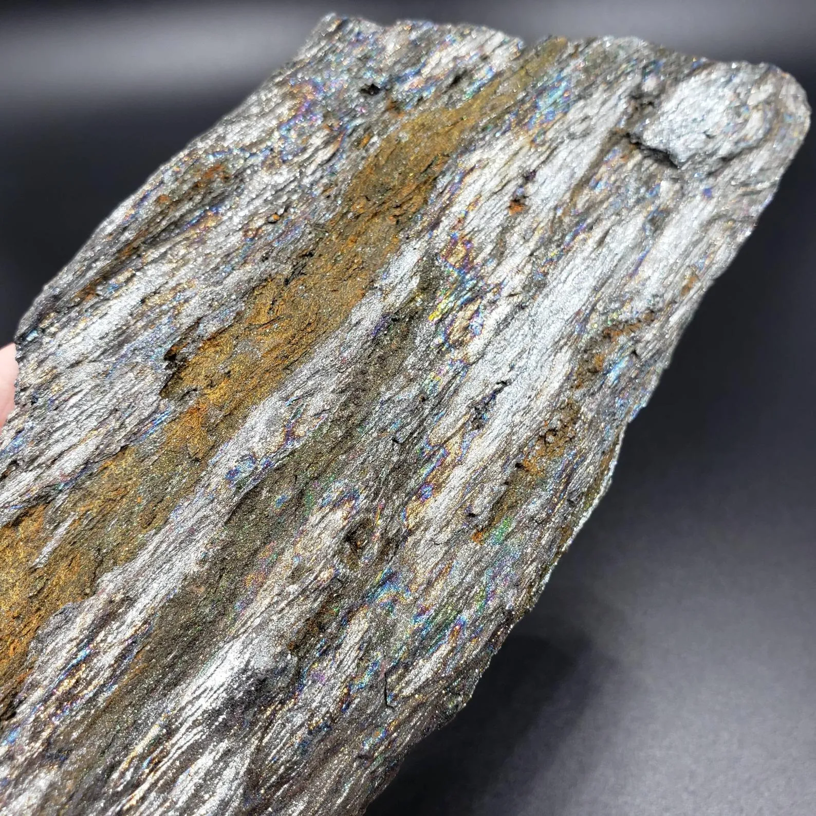 Rainbow Hematite Large Raw Shimmery Crystal
