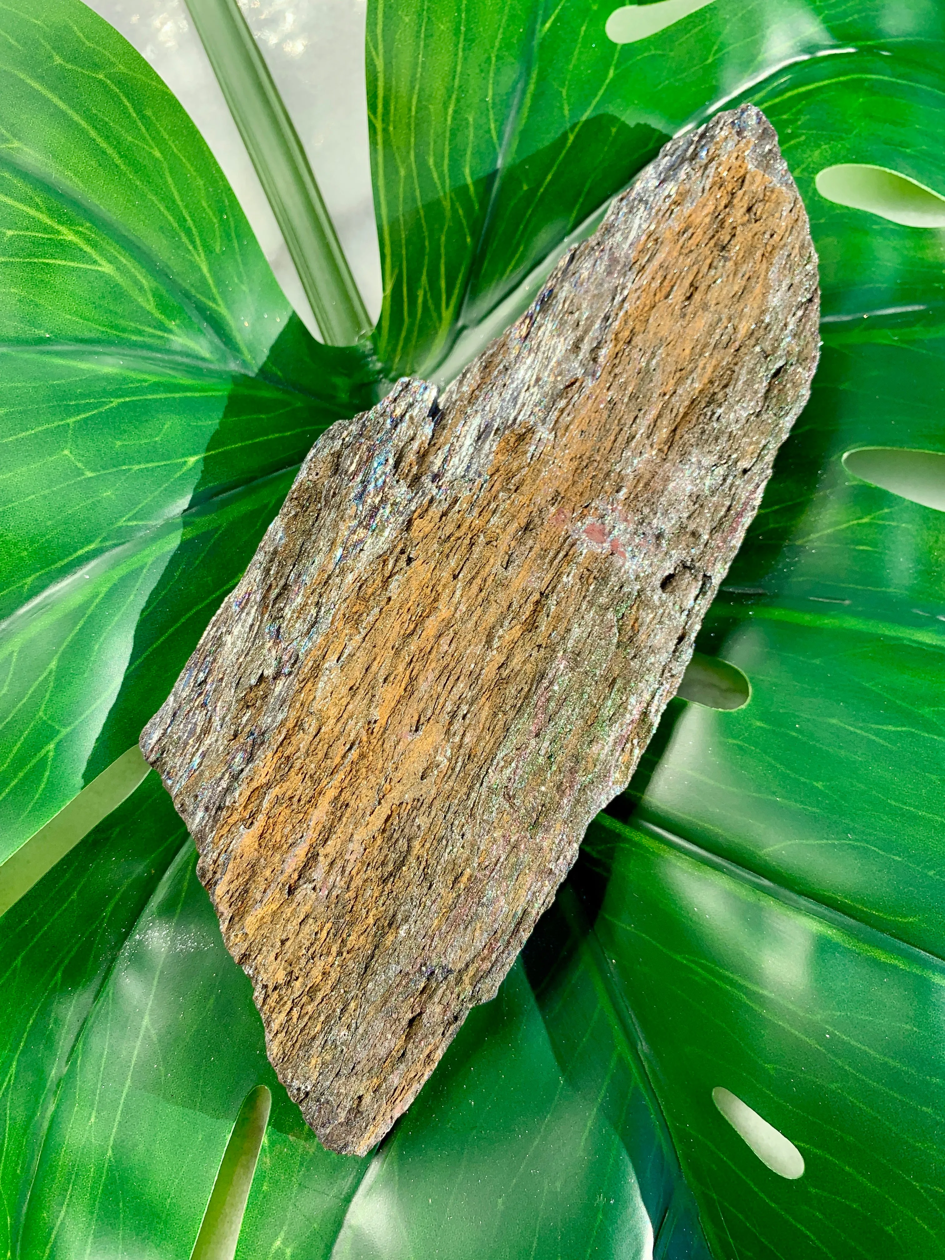 Rainbow Hematite Large Raw Shimmery Crystal