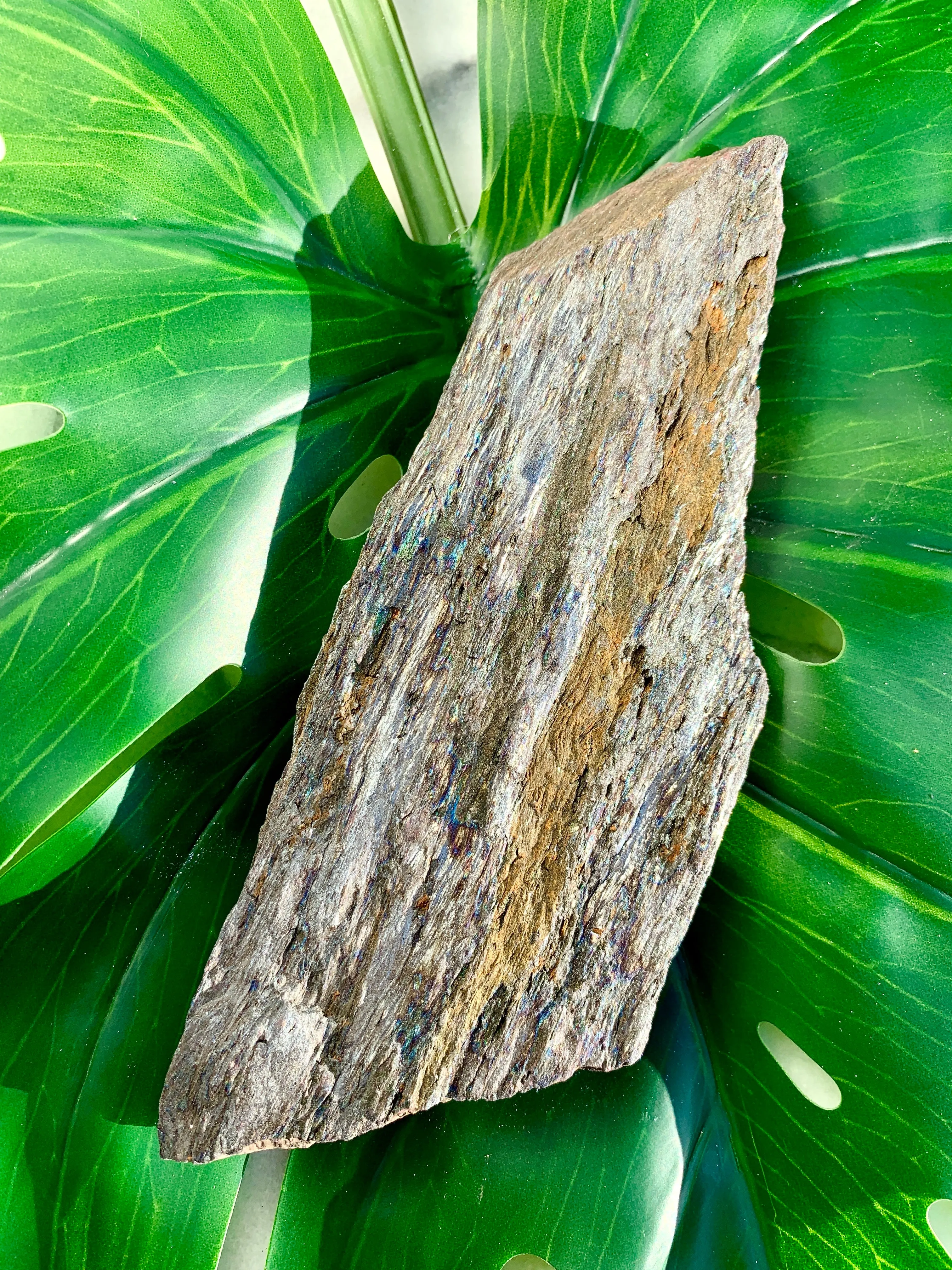 Rainbow Hematite Large Raw Shimmery Crystal