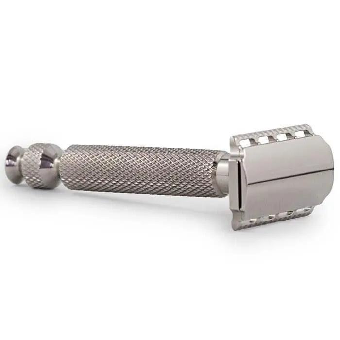 RazoRock Lupo (Wolf) Stainless Steel 72 DE Double Edge safety razor UFO Handle