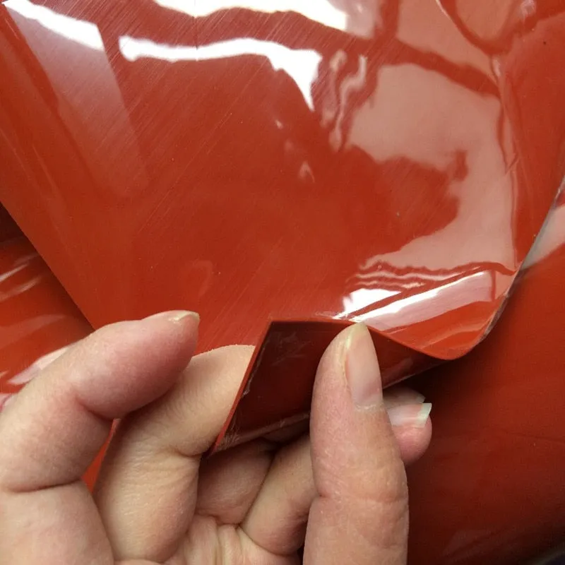 Red/Translucent/Black Silicone Rubber Sheet 18" x 18" Sheeting for Vacuum Oven Heat Resistant Silicone Mat