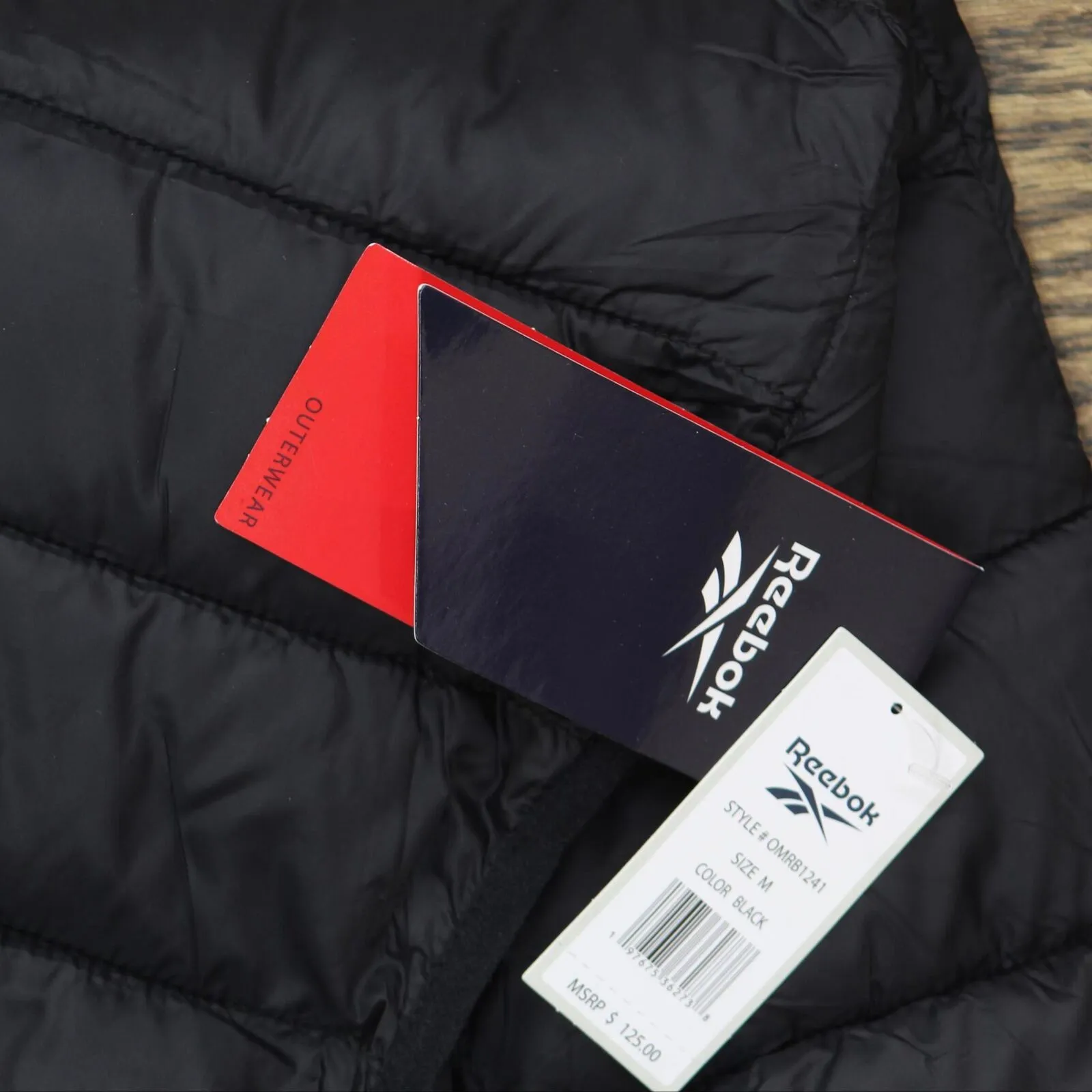 Reebok Mens Colorblock Quilted Vest 16609029848155