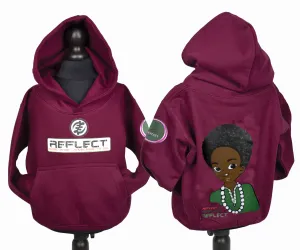 REFLECT Hoodie Boys [BURGUNDY]