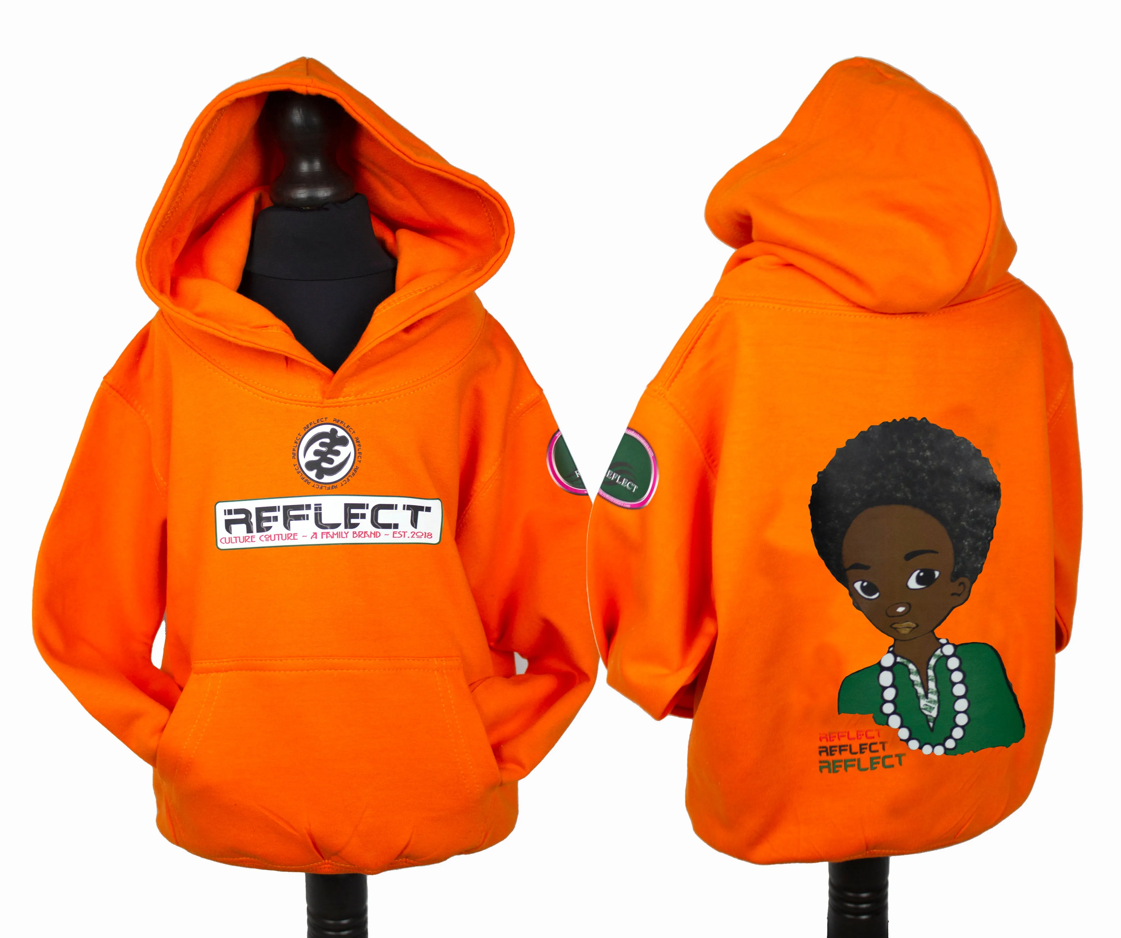REFLECT Hoodie Boys [ORANGE]