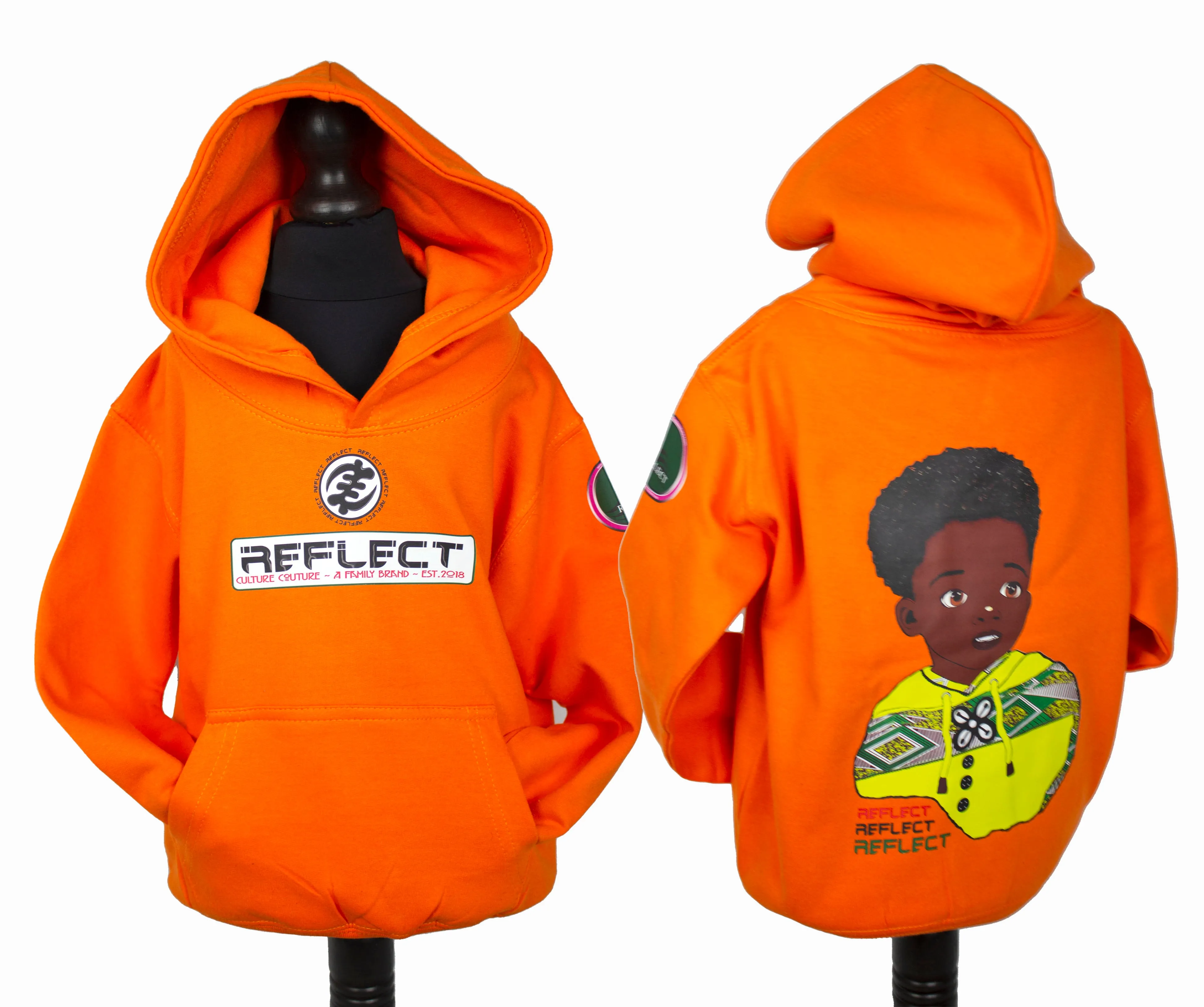 REFLECT Hoodie Generation 2 Boys [ORANGE]