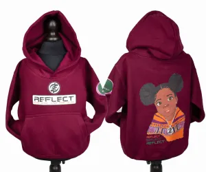 REFLECT Hoodie Girls 2 [BURGUNDY]