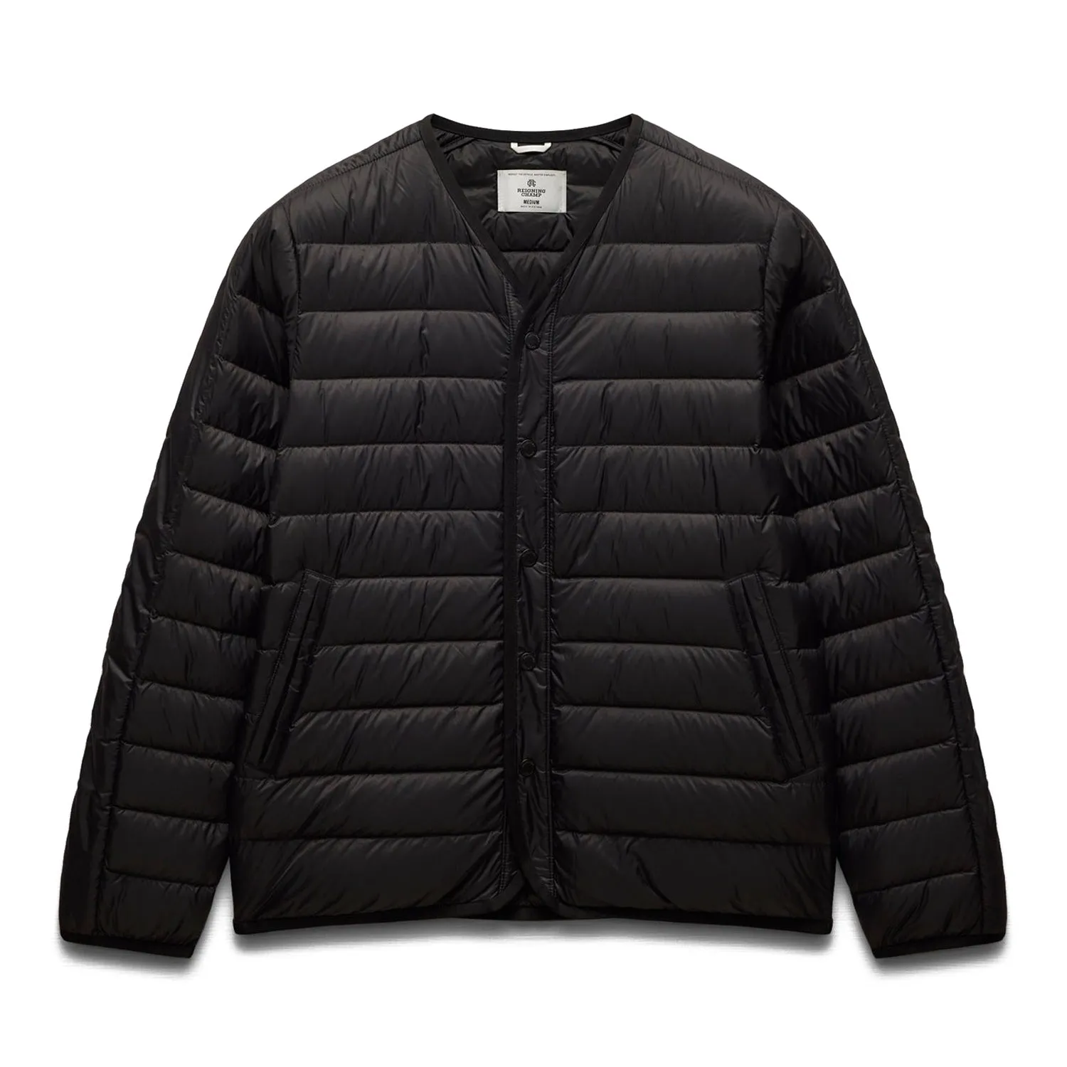 Reigning Champ Men Woven Lightweight Taffeta Road Liner Black