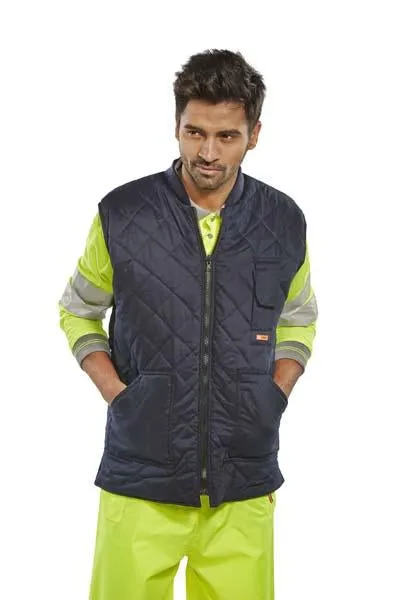 Reversible Body Warmer - Yellow