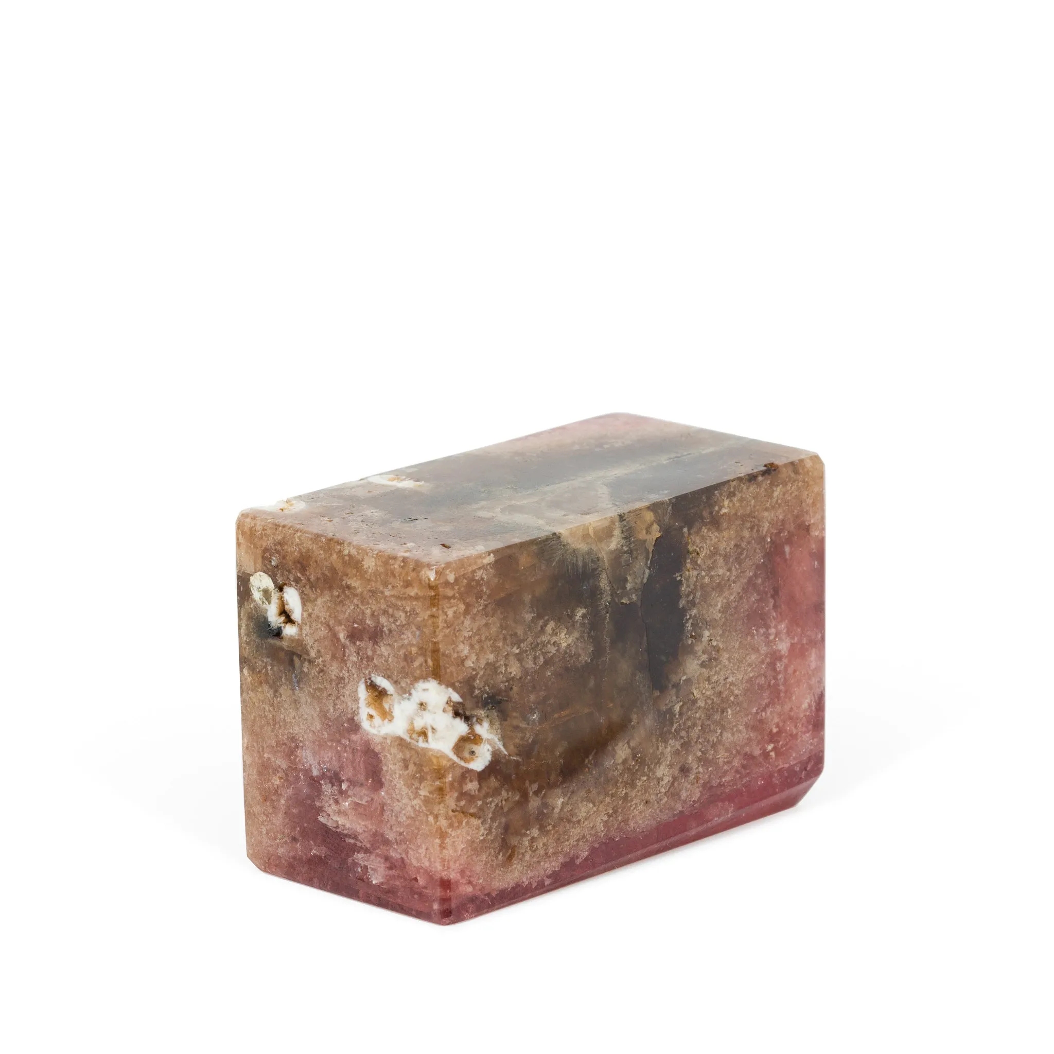 Rhodochrosite with Albite 1.4 inch 72.5 Gram Polished Crystal