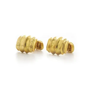 Ridged Cuff Links