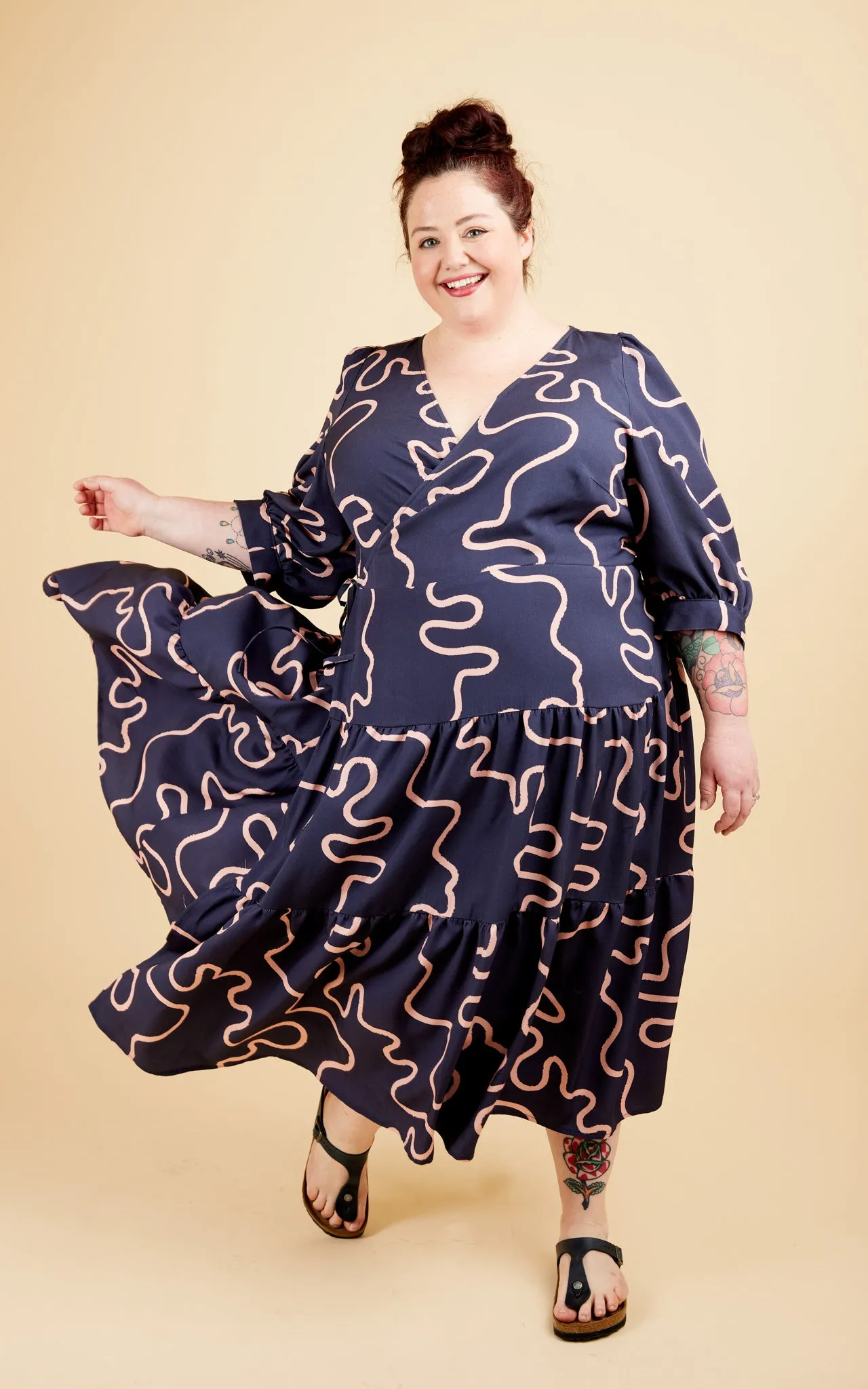 Roseclair Dress 12-32 printed pattern: Wholesale