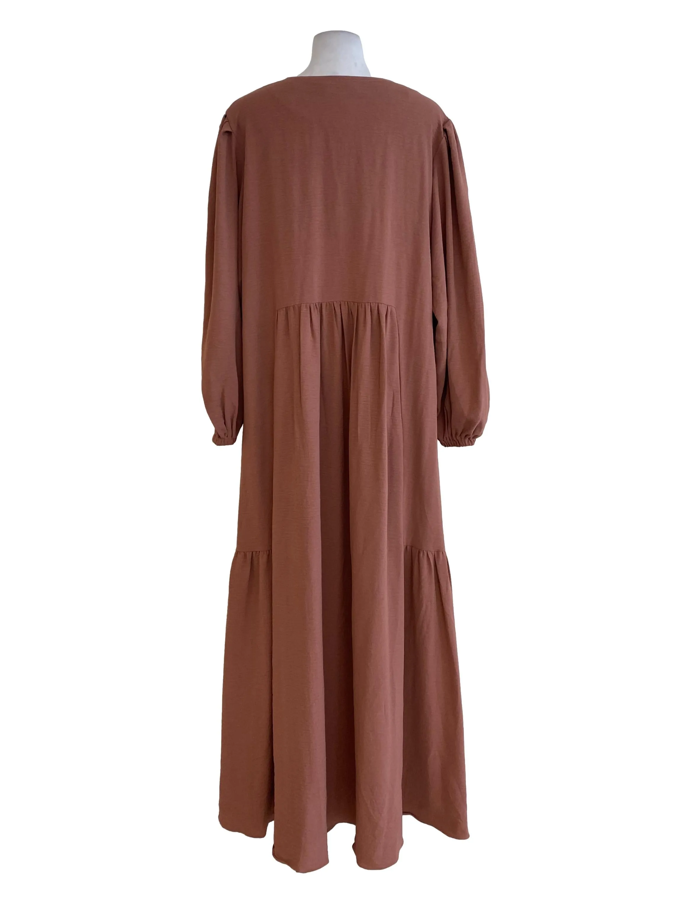 Rosewood Textured Dress