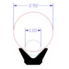 RS Slim Strut Mount 2 (No Strap) w/ Standard 1/4-20 Threaded Adapter