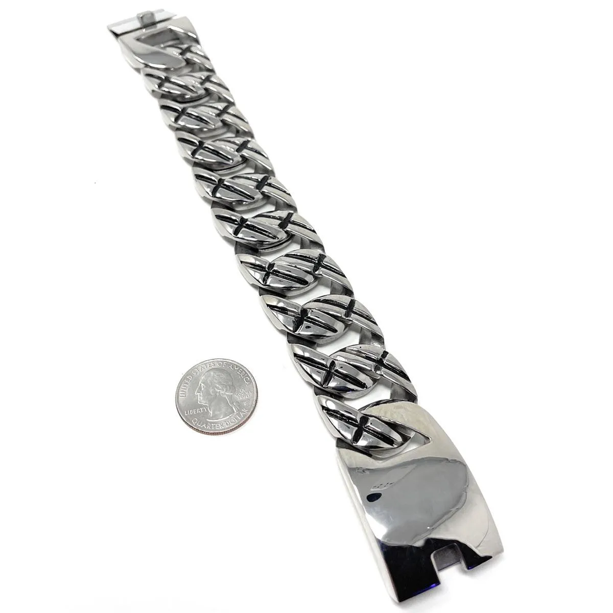 Runaway - Thick Steel Bracelet (#c468)
