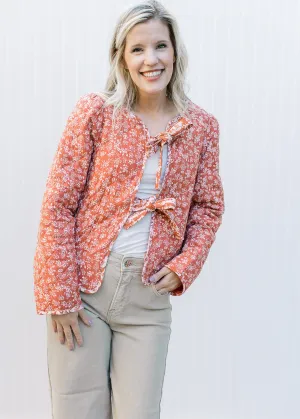 Rust Quilted Jacket