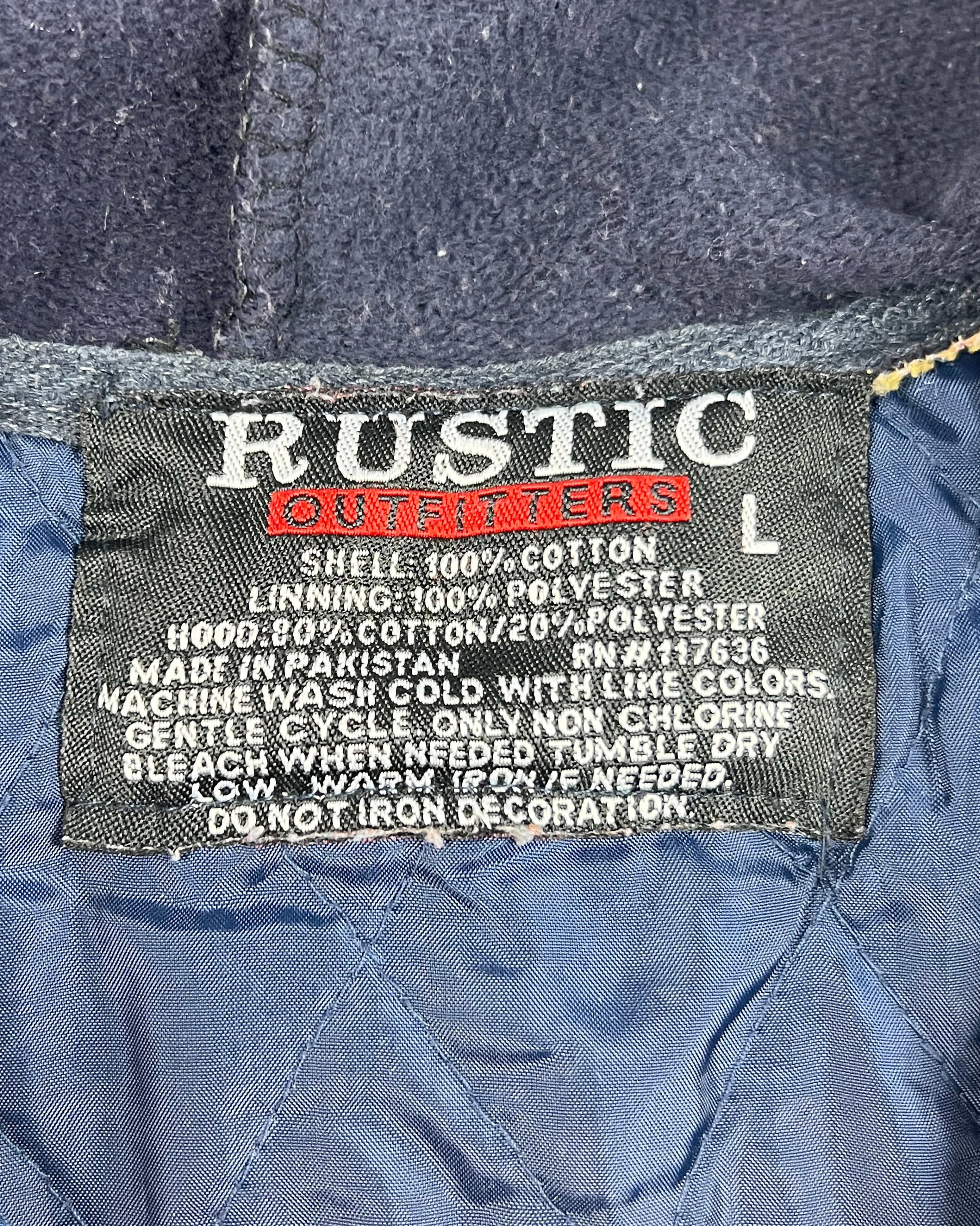 Rustic Quilted Hooded Flannel Shirt