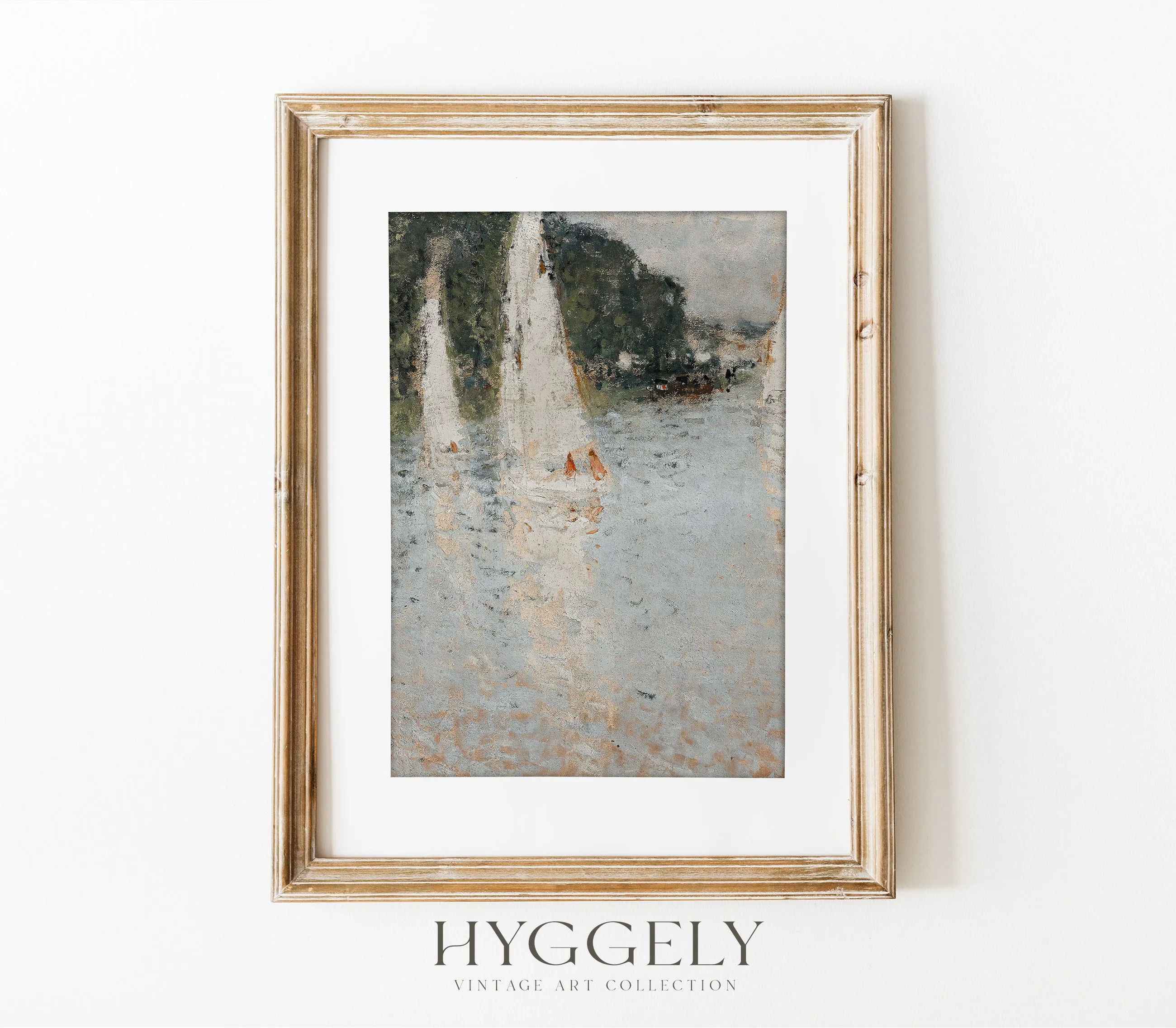 Sailboat Landscape Art Print L0201