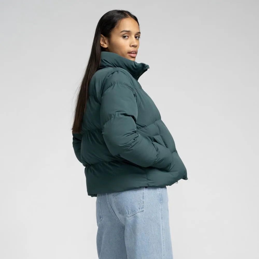 Santa Cruz Womens Jacket Strip 2 in 1 Quilted Jacket - Emerald