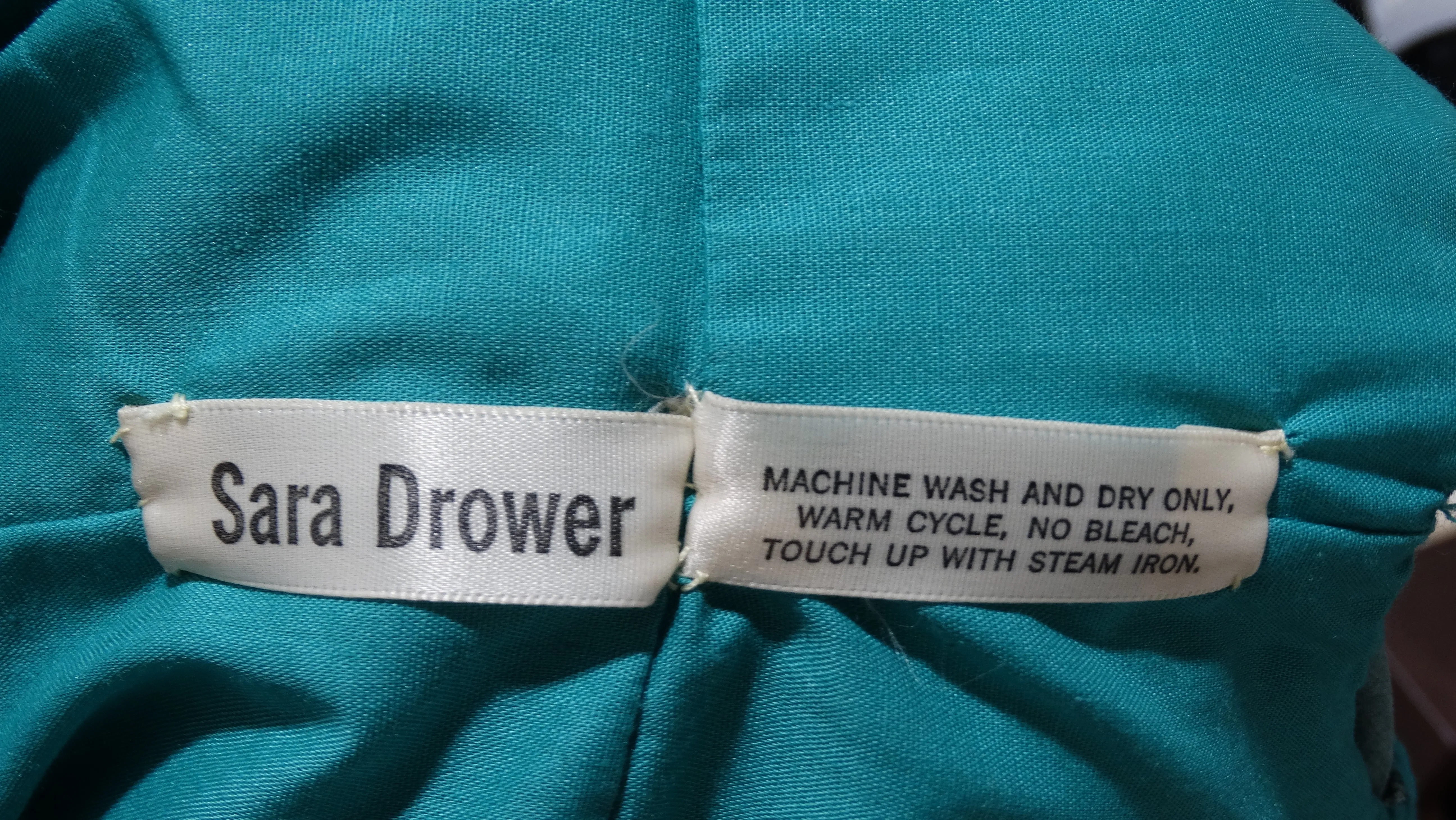 Sara Drower Vegetable Motif Embroidered Duster
