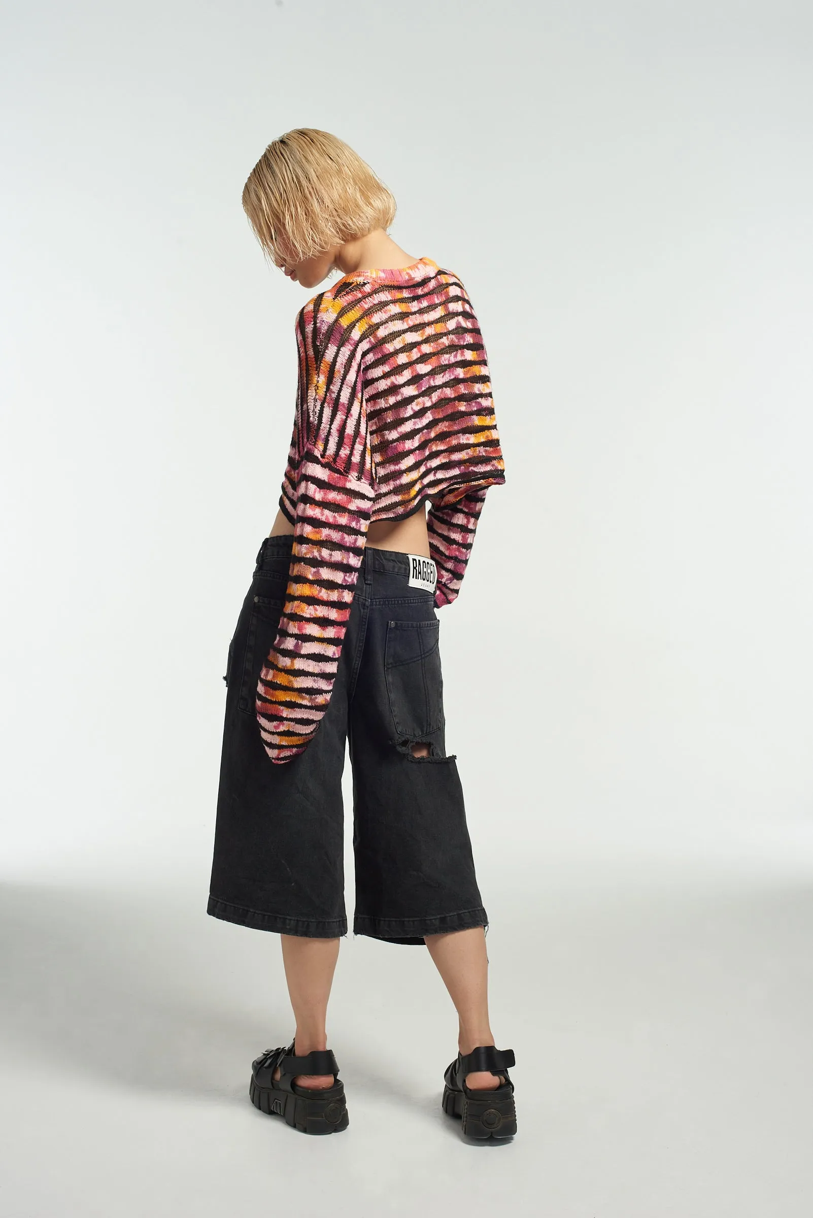 Scribble Tie Dye Knit