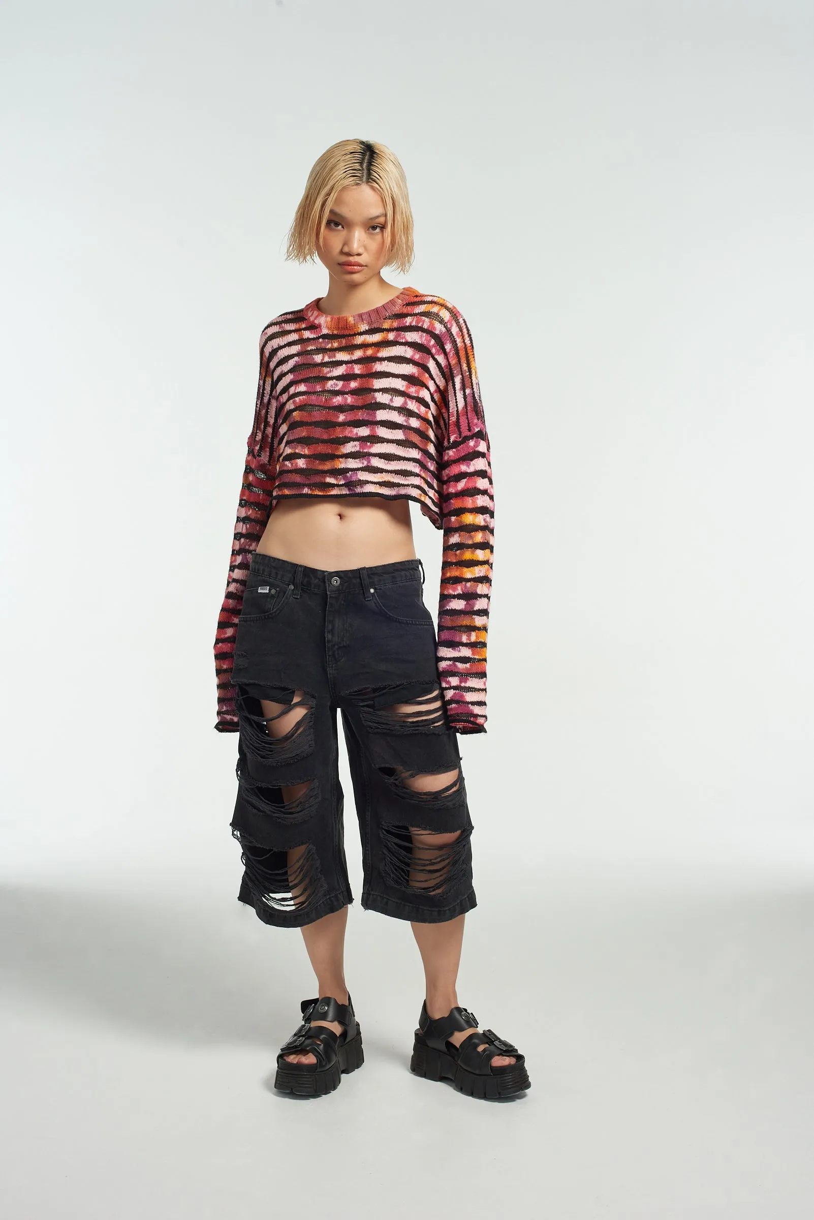 Scribble Tie Dye Knit