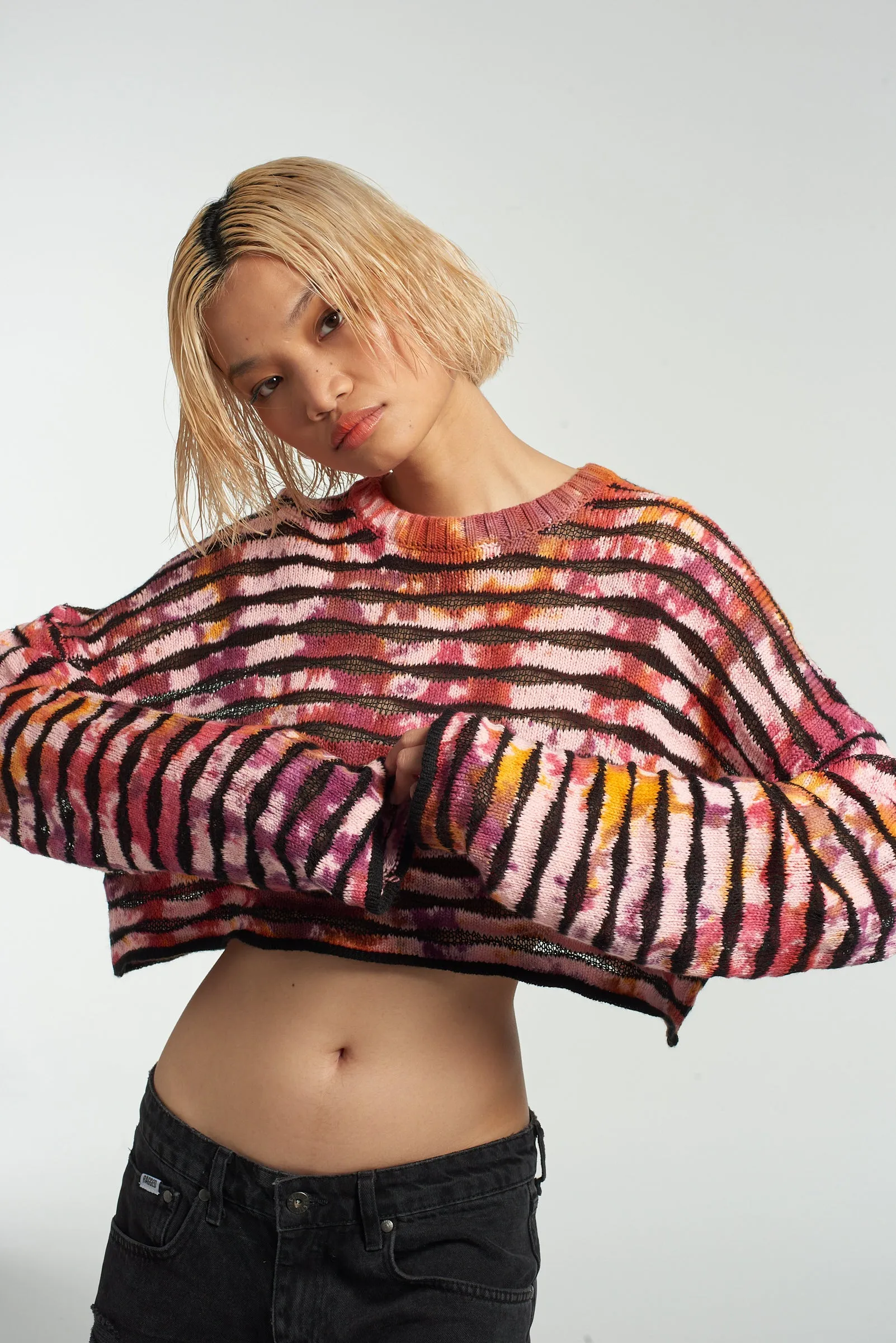 Scribble Tie Dye Knit