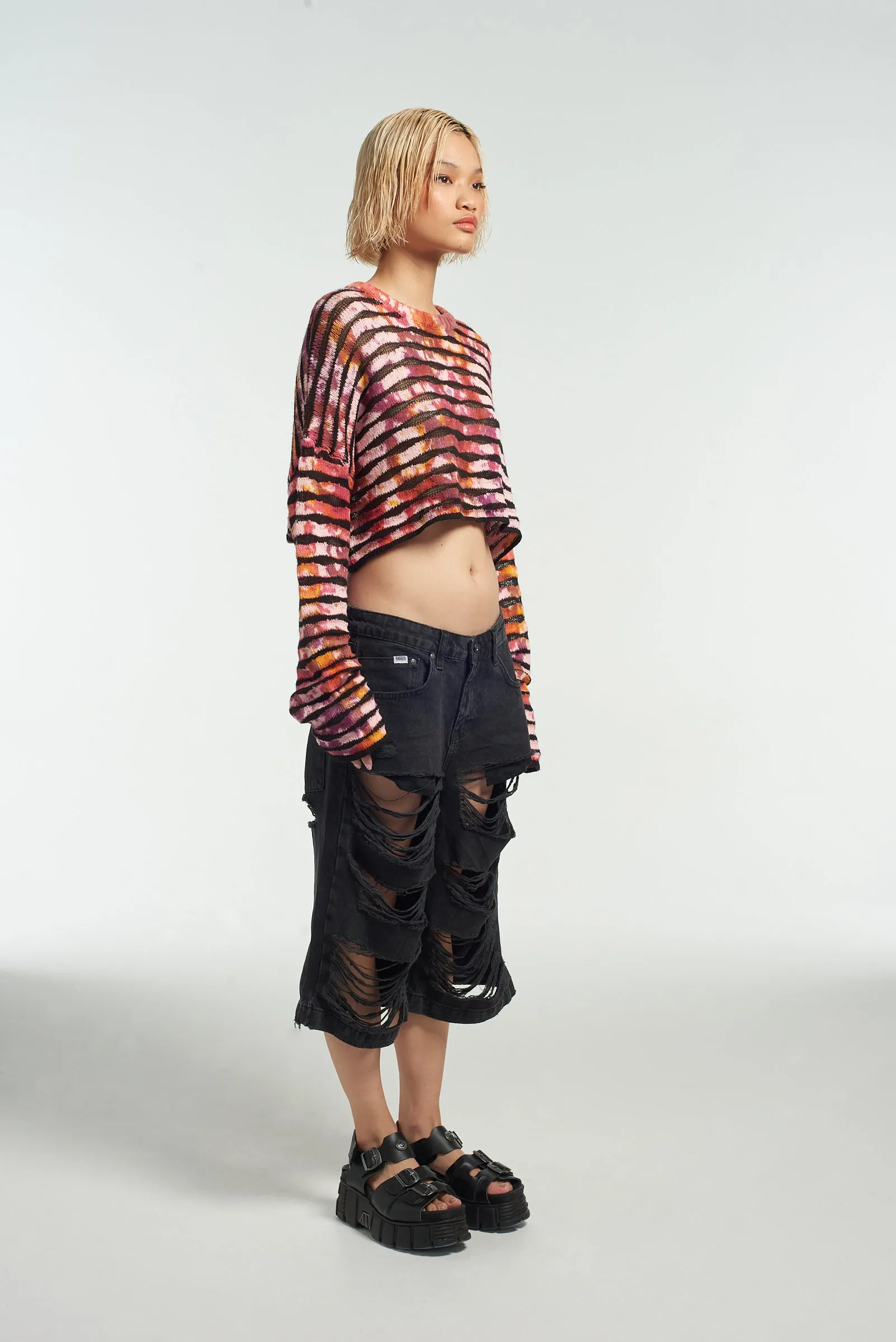 Scribble Tie Dye Knit