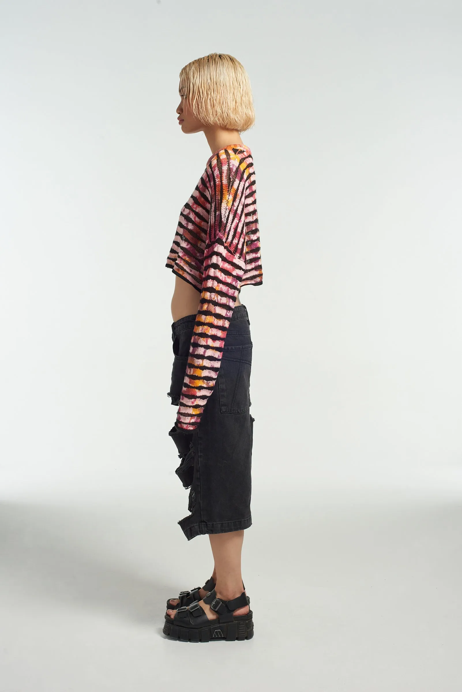Scribble Tie Dye Knit