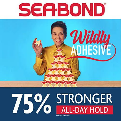 Sea Bond Secure Denture Adhesive Seals Combo Pack, Original, 15 Upper, 15 Lowers