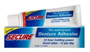 Secure Denture Adhesive Bonding Cream 40g x 8 Packs