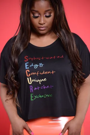 SECURE Glitter Tee