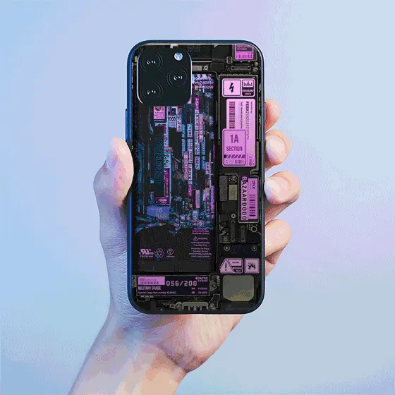 Seoul Augmented Industrial LED Case for iPhone