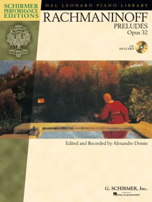 Serge Rachmaninoff, Preludes, Op. 32 Piano With a CD of Performances