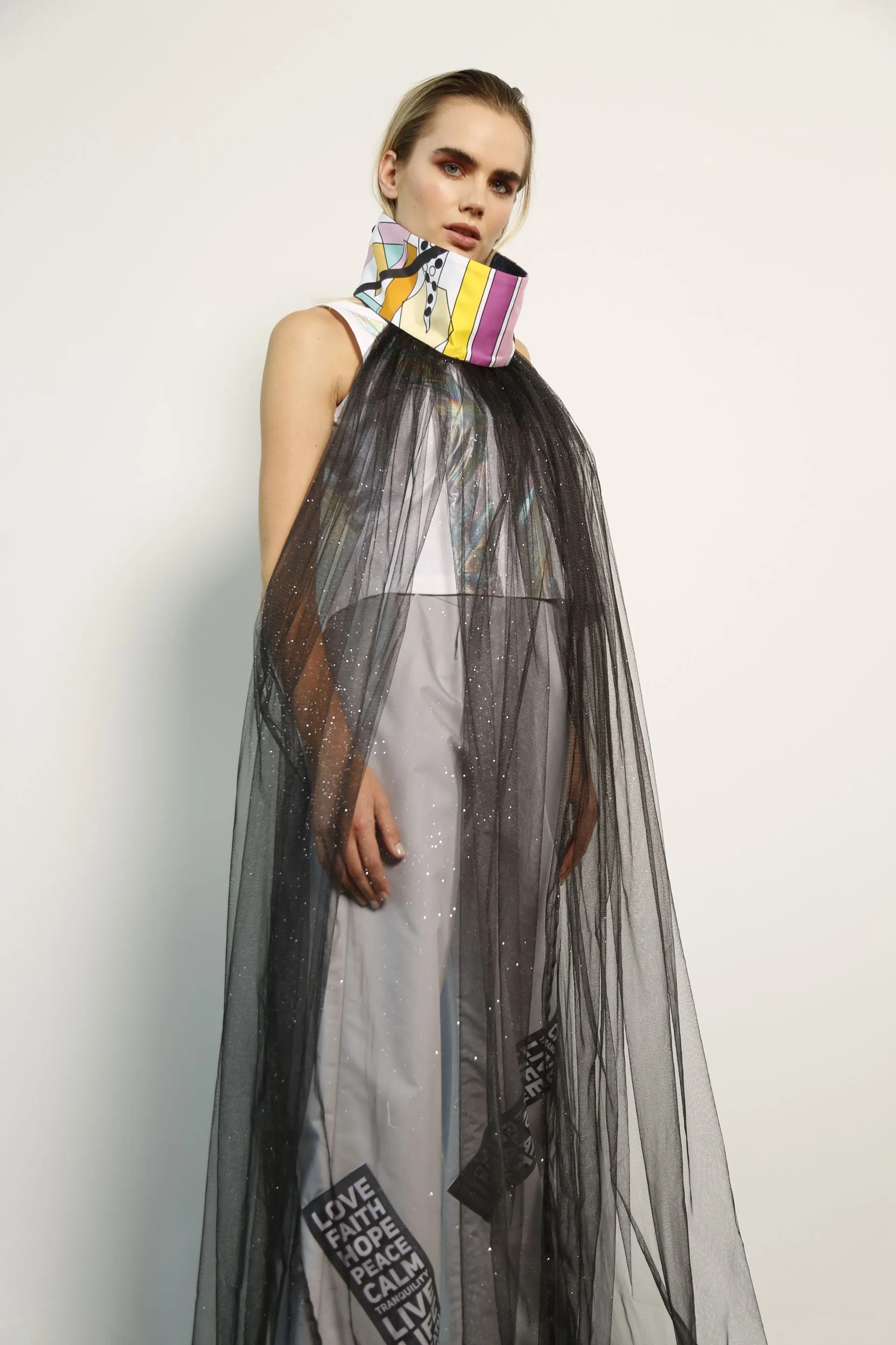 Sheer Tunic Cape
