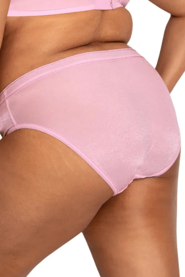 Shimmer High Cut Brief - Pink